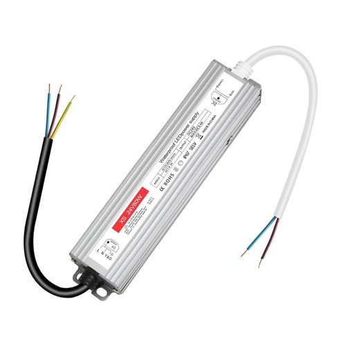 Transformateur 220V 24V LED 80W, alimentation 24v 80w 3.4A, led driver 24v étanche IP67, Transfo AC à DC, convertisseur 220v 24v, pour G4, GU5.3, MR11, MR16, Bande LED, Non Dimmable