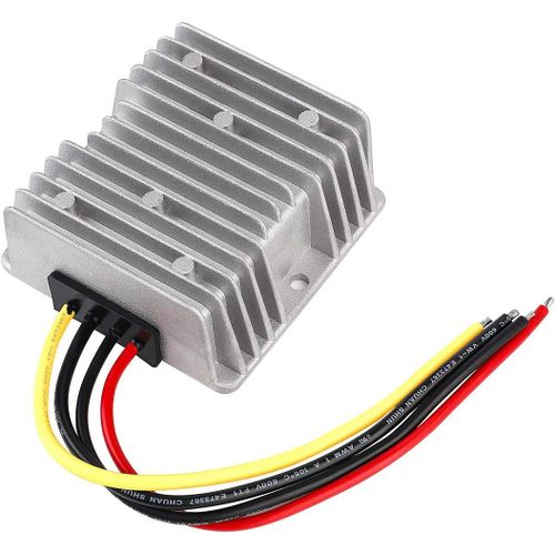 Convertisseur DC DC DC DC Buck Convertisseur étanche de tension 12 V/24 V vers 5 V 20 A 100 W Adaptateur Power Supply Argent