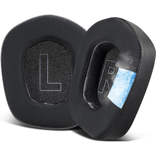 Gel De Refroidissement Mousse Coussin Coussinets Pour Logitech G733 G335 Lightspeed Wireless Gaming Casque,Mousse D`Oreille Avec Tissu En Soie De Glace Durable,Mousse D`Isolation Phonique.[F1000]