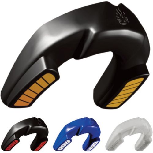 Protège-Dents Sportif Professionnel Double Épaisseur - Protecteur Dentaire De Qualité Supérieure, Thermoformable À Volonté Pour Arts Martiaux, Karaté, Et Sports De Contact 12 Ans + (Or Noir).[V812] 