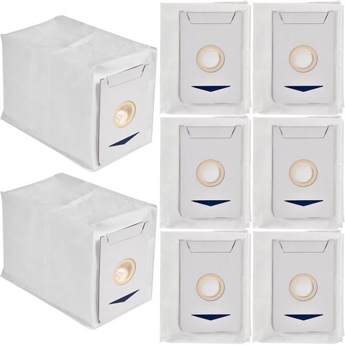 Lot de 8 sacs d'aspirateur pour robot aspirateur T30/T30 PRO/T30 MAX-Accessoires de rechange pour T30