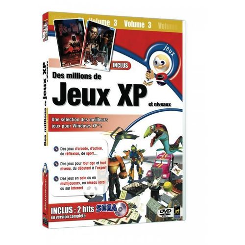 Des Millions De Jeux Xp & Niveaux Volume 3 + Sega The House Of The Dead 1 + Sega The House Of The Dead 2 Pc