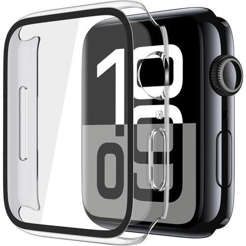 [Lot De 2 Films De Protection D'écran En Verre Ultra Fin Compatibles Avec Apple Watch Series 10 42 Mm,Coque Pc All-Around Pour Iwatch 42 Mm (2 Transparent).[U1152]