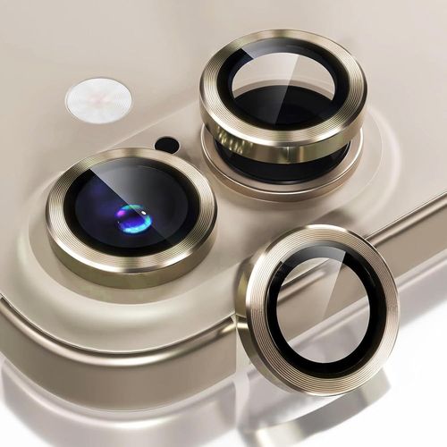 2 Pièces Protection Caméra pour iPhone 16/iPhone 16 Plus Protection Objectif,Film en Verre Trempé 9H HD,Anti-Rayures Appareil Photo Protection Accessoires pour iPhone 16/16 Plus,Or.[T663]