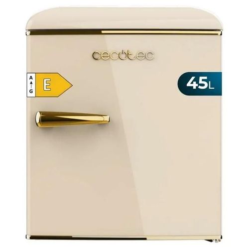 Mini Frigo - CECOTEC - Bolero CoolMarket TT Origin 45 - 45L - Classe Énergétique E - Finition Rétro