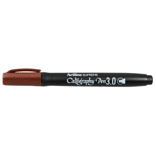Artline Marqueur "Calligraphy Pen" Pointe 3 Mm Coloris Sépia