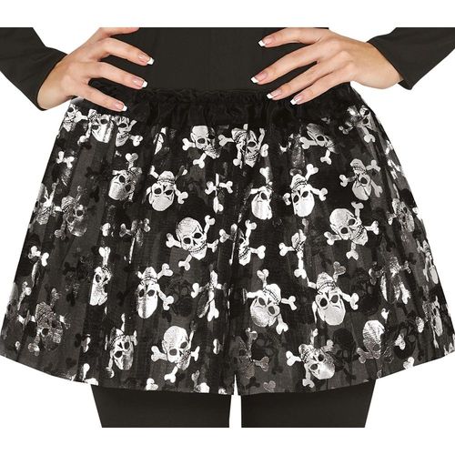 Déguisement Tutu 40cm Noir Sigle Pirate Adulte