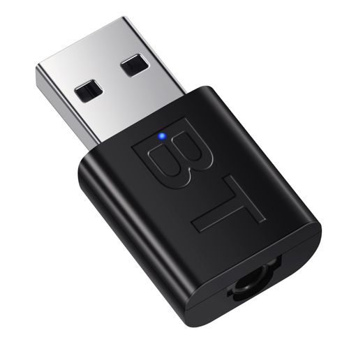 Kit Mains Libres Bluetooth Pour Voiture,3.5mm,Sans Fil,Adaptateur Audio,Récepteur De Musique,Mini Mp3,Usb,Bt,Lecteur V3.0 - Type Usb 2-In-1 Model #A