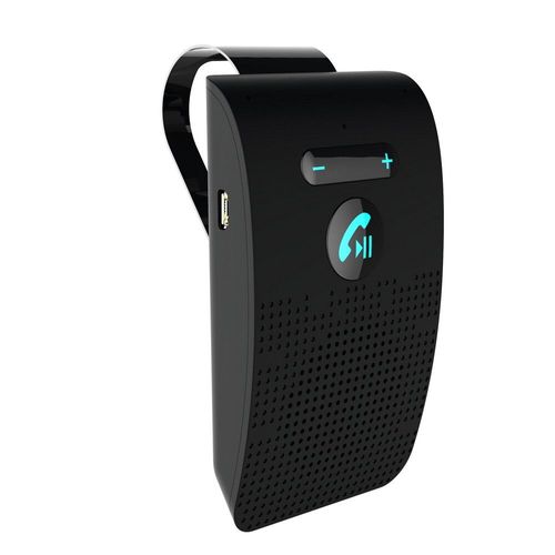 Kit Haut-Parleur Bluetooth Mains Libres Pour Voiture,Pare-Soleil Clip Récepteur Audio Sans Fil,Haut-Parleur,Lecteur De Musique,Double Microphone - Type Sp09 Black