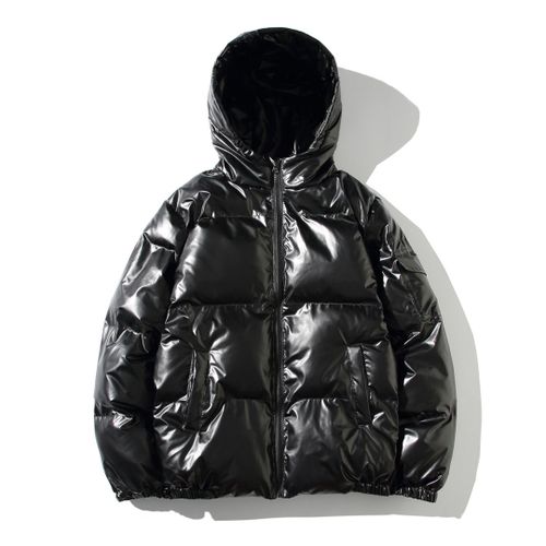 Parka À Capuche Coupe-Vent Pour Hommes,Manteau Harajuku Chaud,Vestes Zippées Décontractées Pour Hommes,Vêtements D'extérieur D'hiver,Document Solide,Optique,2024