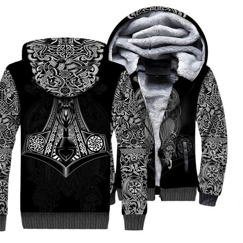 Sweat À Capuche Tessffel Tattoo Pour Femme,Survêtement D'hiver,Impression 3d,Dieu Odin Fenrir,Nouvelle Mode,Thunicef,Veste Harajuku,Smile D
