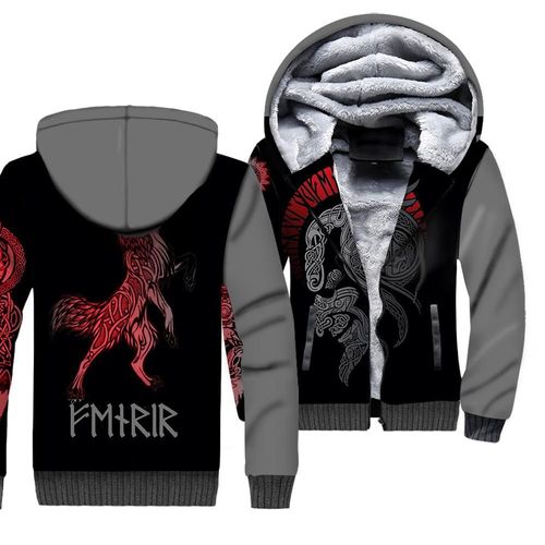 Sweat À Capuche Tessffel Tattoo Pour Femme,Survêtement D'hiver,Impression 3d,Dieu Odin Fenrir,Nouvelle Mode,Thunicef,Veste Harajuku,Smile D