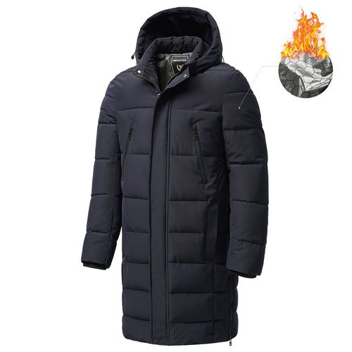 Parkas À Capuche Optiques Coupe-Vent Pour Hommes,Manteau Chaud,Veste,Vêtements D'extérieur,Tenues Classiques,Poche,Plus Long,Hiver,Automne,2023