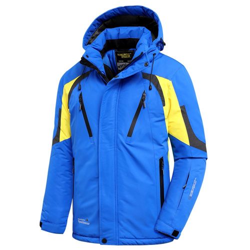 Parka Chaude À Capuche Et Imperméable Pour Homme,Veste Décontractée,Polaire Épaisse,Jet Ski,Extérieur,Neige,Hiver