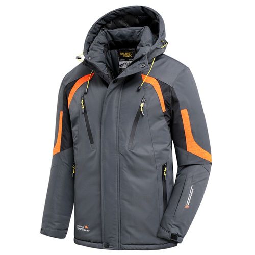 Parka Chaude À Capuche Et Imperméable Pour Homme,Veste Décontractée,Polaire Épaisse,Jet Ski,Extérieur,Neige,Hiver