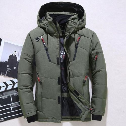 Manteau De Neige Rembourré Surdimensionné Pour Hommes,Doudoune,Parkas À Capuche Pour Hommes,Extérieur,Vêtements D'extérieur Chauds,Optique,Hiver