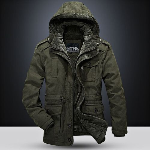 Parka À Capuche Épaisse Imperméable Pour Hommes,Manteau Chaud,Vestes Décontractées Pour Hommes,Pardessus,Manteaux D'optique En Fourrure,Hiver,2024