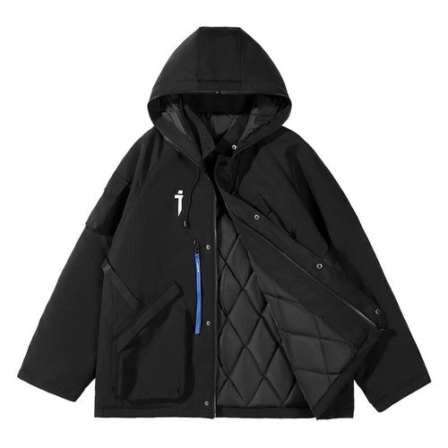 Manteau D'hiver Unisexe Pour Hommes,Veste Rembourrée,Bouffante,Vêtements Lourds Pour Hommes,Vestes D'université,Harajuku Hiphop Streetwear,High Street