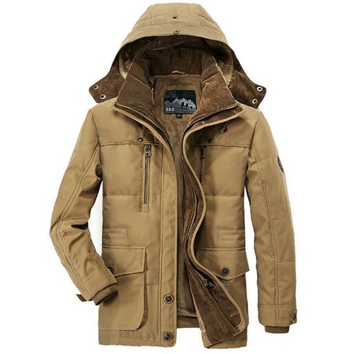 Dulsmile-Veste Thermique Militaire À Capuche Pour Homme,Coupe-Vent,Vêtements D'extérieur,Plus Velours,Hiver Chaud