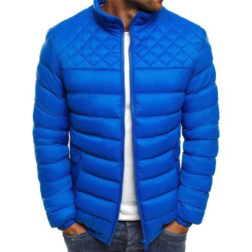 Veste En Coton À Col Montant Pour Homme Avec Fermeture Éclair,Doudoune Confortable,Veste Chaude,Automne,Hiver,2023