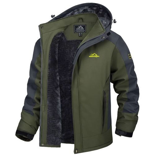 Tacvasen-Vestes D'hiver Épaisses Pour Hommes,Coupe-Vent Imperméable,Randonnée,Ski,Montagne Combinée,Trekking,Vêtements D'extérieur Pour Hommes