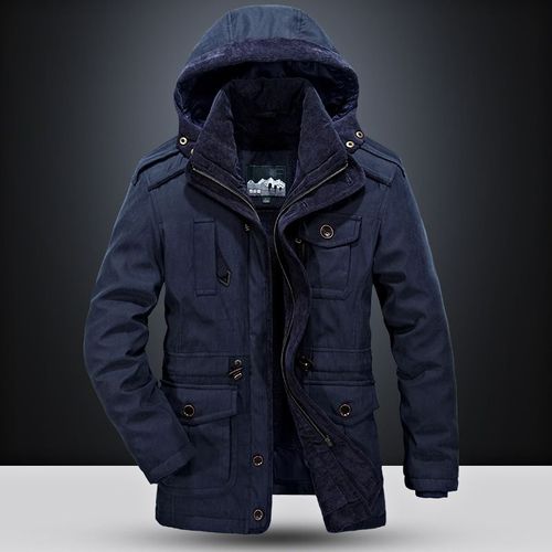 Parka À Capuche Épaisse Imperméable Pour Hommes,Manteau Chaud,Vestes Décontractées Pour Hommes,Pardessus,Manteaux D'optique En Fourrure,Hiver,2024