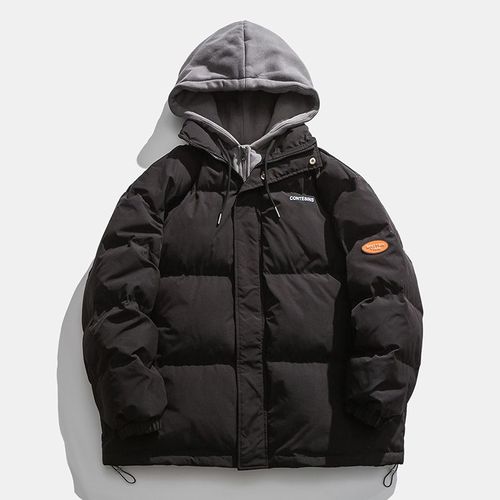 Parka D'hiver Colorée Pour Homme Et Femme,Manteau Surdimensionné,Bouffant,Coréen,Harajuku,Hip Hop