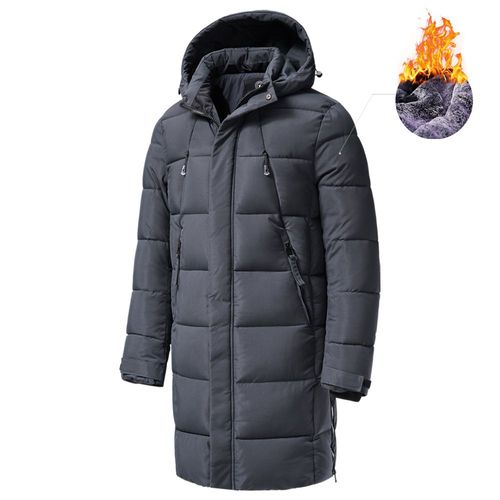 Parkas À Capuche Optiques Coupe-Vent Pour Hommes,Manteau Chaud,Veste,Vêtements D'extérieur,Tenues Classiques,Poche,Plus Long,Hiver,Automne,2023