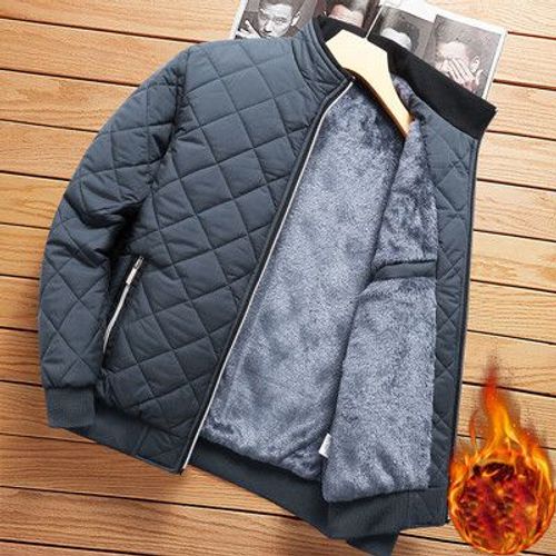 Diting I-Parkas Thermiques Classiques Pour Hommes,Coupe-Vent Chaud,Vêtements D'extérieur Décontractés,Vestes D'hiver,Mode,Sourire