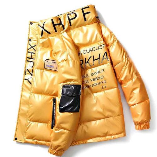 Veste D'hiver Pour Homme,Parka Épaisse Et Chaude,Col Montant,Mode Streetwear,Imperméable,En Duvet De Coton