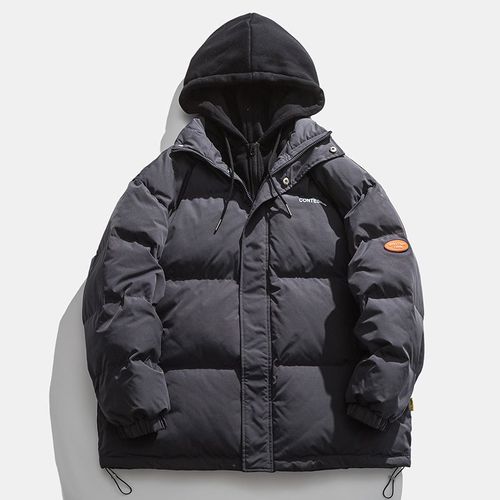 Parka D'hiver Colorée Pour Homme Et Femme,Manteau Surdimensionné,Bouffant,Coréen,Harajuku,Hip Hop