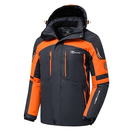 Veste Parka De Neige Chaude Et Imperméable Pour Homme,Vêtement D'extérieur Premium,Décontracté,Avec Chapeau,Optique,Hiver 2023