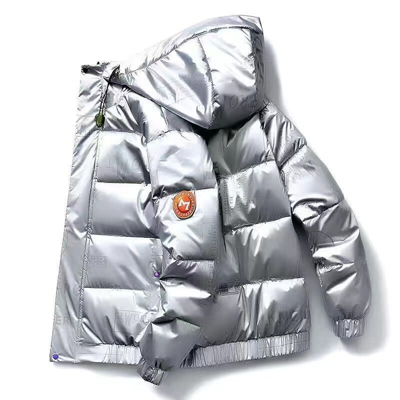 Veste D'hiver Pour Homme,Parka Épaisse Et Chaude,Col Montant,Mode Streetwear,Imperméable,En Duvet De Coton