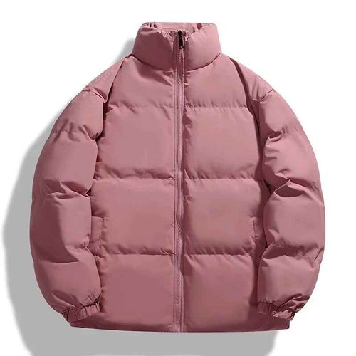 Parka Épaisse Et Chaude Pour Hommes Avec Col Montant,Vêtements Décontractés Pour Hommes,Combinaison Solide,Fermeture Éclair Pour Documents,Hiver,5xl