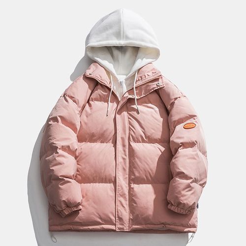 Parka D'hiver Colorée Pour Homme Et Femme,Manteau Surdimensionné,Bouffant,Coréen,Harajuku,Hip Hop