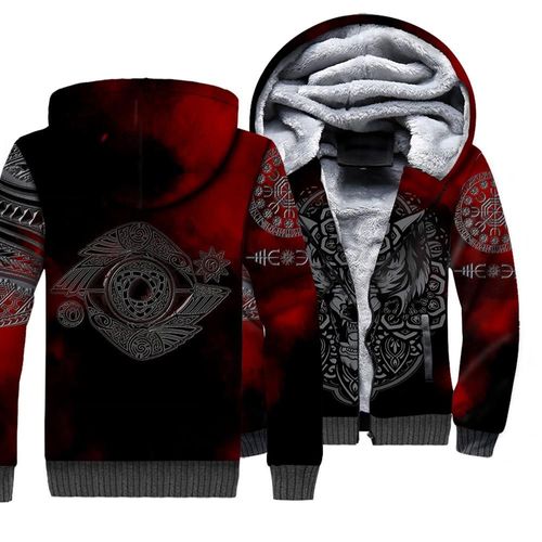 Sweat À Capuche Tessffel Tattoo Pour Femme,Survêtement D'hiver,Impression 3d,Dieu Odin Fenrir,Nouvelle Mode,Thunicef,Veste Harajuku,Smile D
