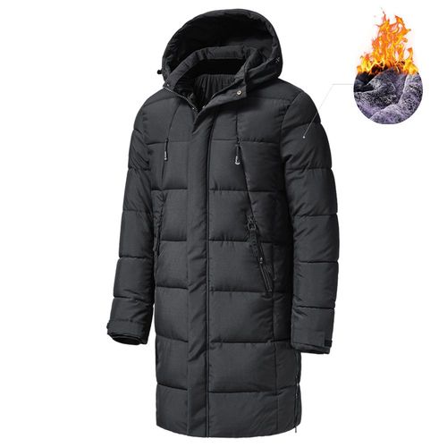 Parkas À Capuche Optiques Coupe-Vent Pour Hommes,Manteau Chaud,Veste,Vêtements D'extérieur,Tenues Classiques,Poche,Plus Long,Hiver,Automne,2023