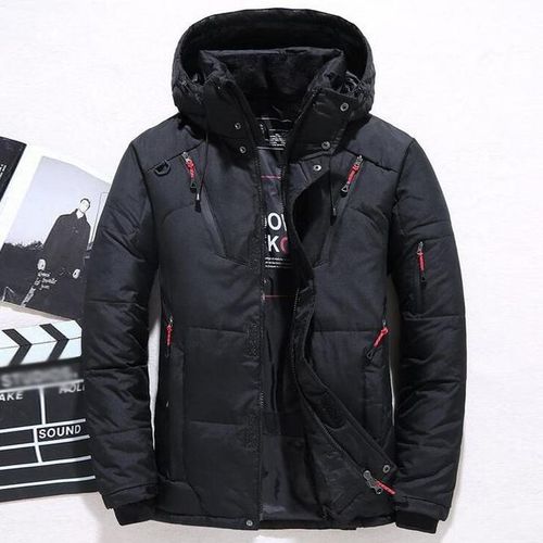 Manteau De Neige Rembourré Surdimensionné Pour Hommes,Doudoune,Parkas À Capuche Pour Hommes,Extérieur,Vêtements D'extérieur Chauds,Optique,Hiver