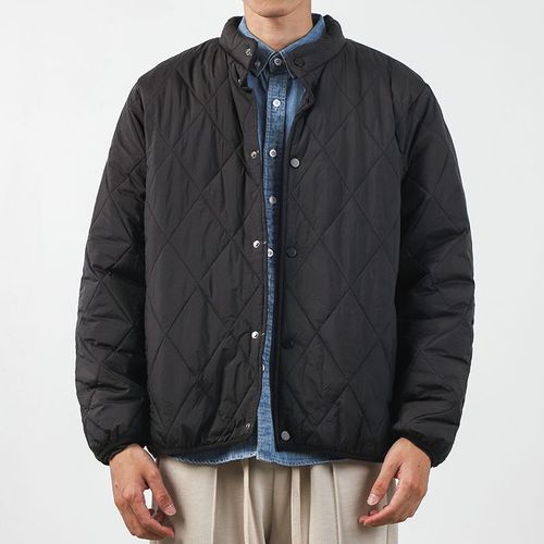 Dudiets Lingge-Veste De Baseball En Coton Cousue Pour Homme,Vêtement Vintage,Solide,Épais,Col Montant,Imbibé,Hiver