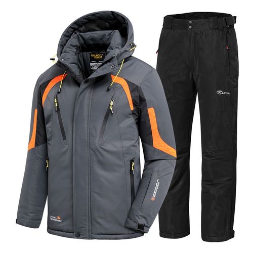 Parka Chaude À Capuche Et Imperméable Pour Homme,Veste Décontractée,Polaire Épaisse,Jet Ski,Extérieur,Neige,Hiver
