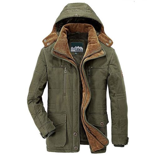 Veste Parka À Capuche Pour Homme,Style Militaire,Coupe-Vent,Style Optique,Décontracté,À La Mode,Automne Hiver 2024
