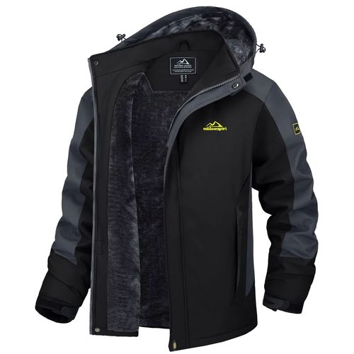 Tacvasen-Vestes D'hiver Épaisses Pour Hommes,Coupe-Vent Imperméable,Randonnée,Ski,Montagne Combinée,Trekking,Vêtements D'extérieur Pour Hommes