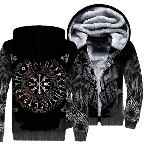 Sweat À Capuche Tessffel Tattoo Pour Femme,Survêtement D'hiver,Impression 3d,Dieu Odin Fenrir,Nouvelle Mode,Thunicef,Veste Harajuku,Smile D