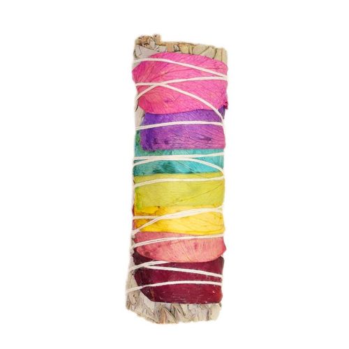 Bâton de sauge blanche 7 chakras 10 cm
