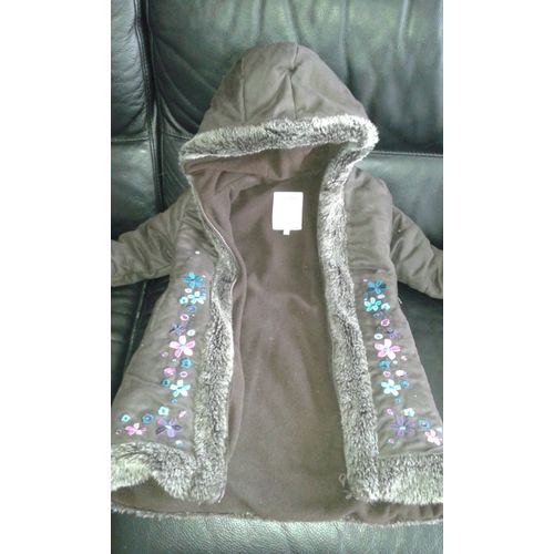 Manteau Vynil Fraise 4 Ans Marron