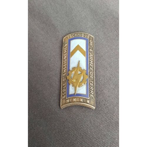 Insigne Ecole De L’Enseignement Technique De L’Armée De Terre