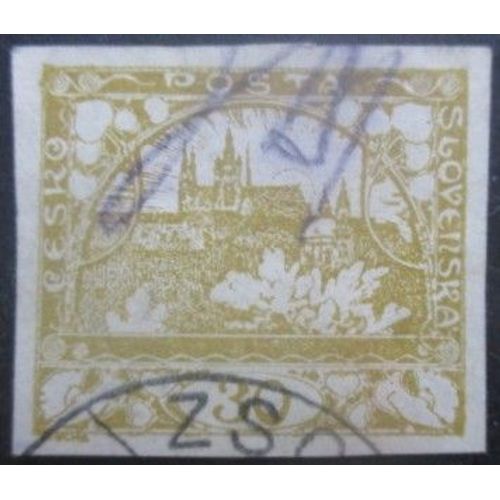 Tchecoslovaquie N°12 Chateaui De Prague Oblitéré
