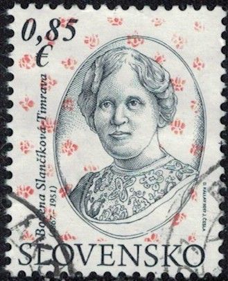 Slovaquie 2017 Oblitéré Used Bozena Slanciková Timrava Romancière Y&t Sk 722 Su