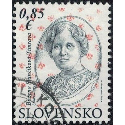 Slovaquie 2017 Oblitéré Used Bozena Slanciková Timrava Romancière Y&t Sk 722 Su