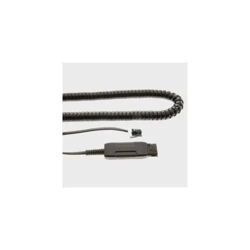 V7 BL-12+P - Câble pour casque micro - RJ-9 mâle pour Déconnexion rapide - 2 m - noir